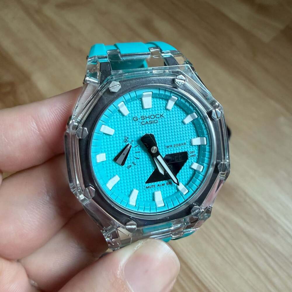Casio G-Shock GA-2100 Custom AP Royal Oak Teal Watch